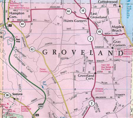 Map of Groveland