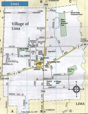 Map of the Village of Lima